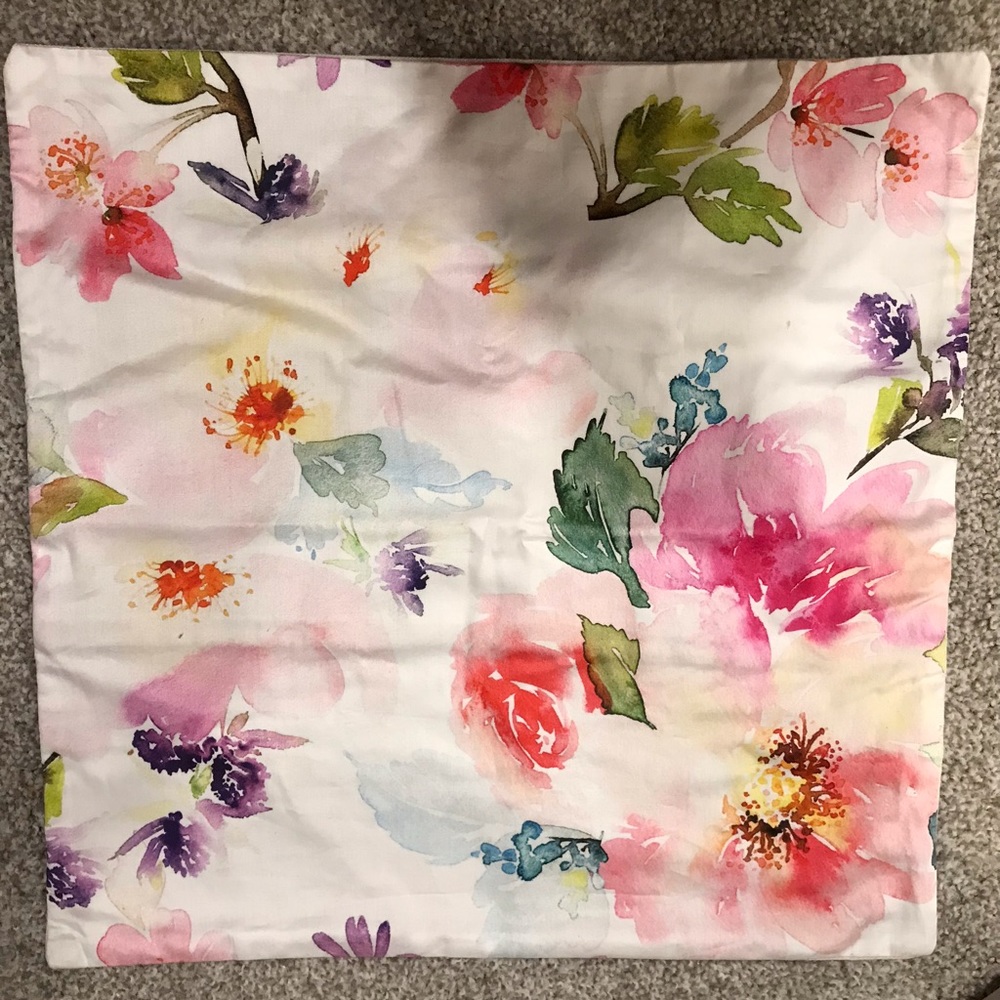 Watercolor Pillowcase